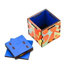 "Azure Lava" Twist Cube