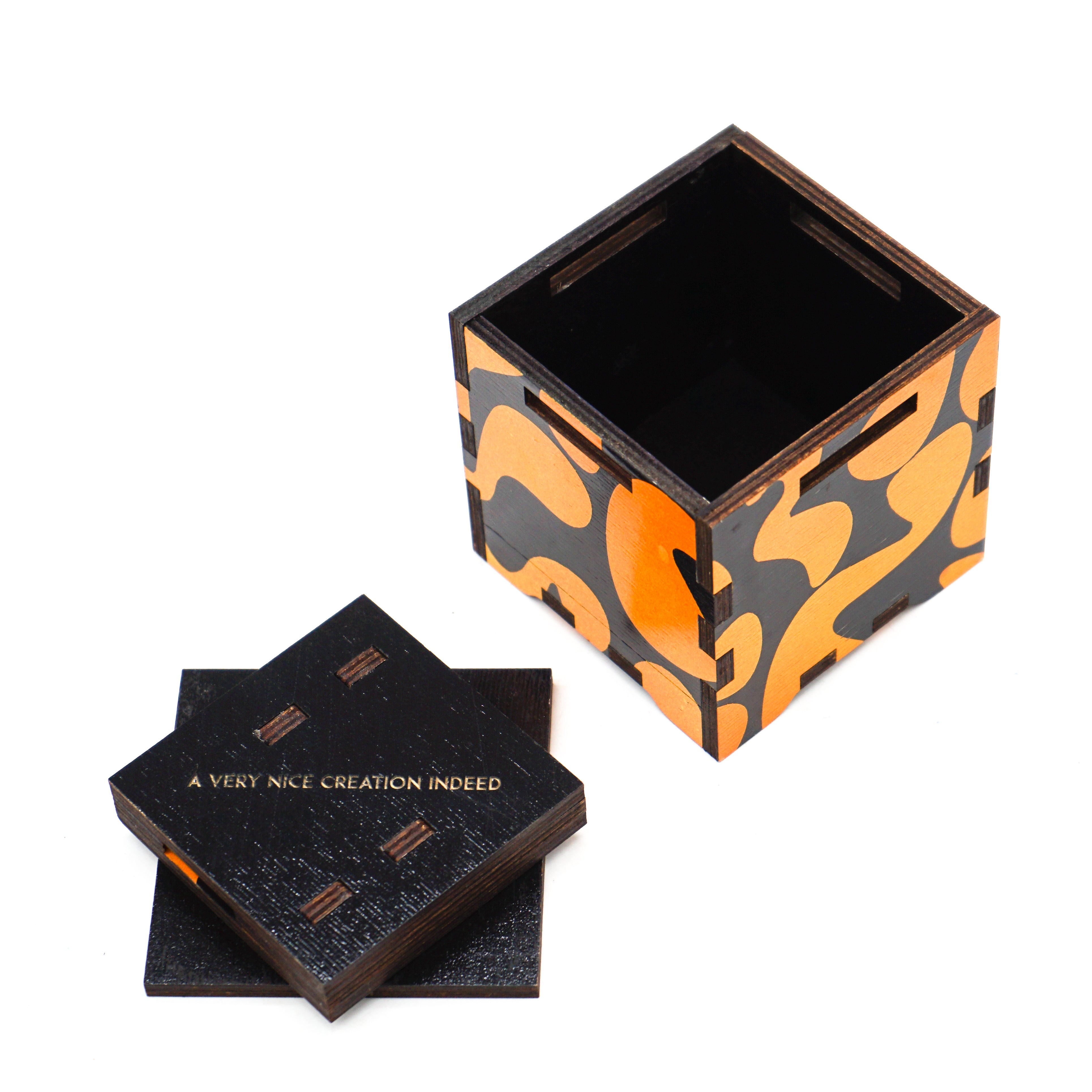 "Midnight Lava" Twist Cube