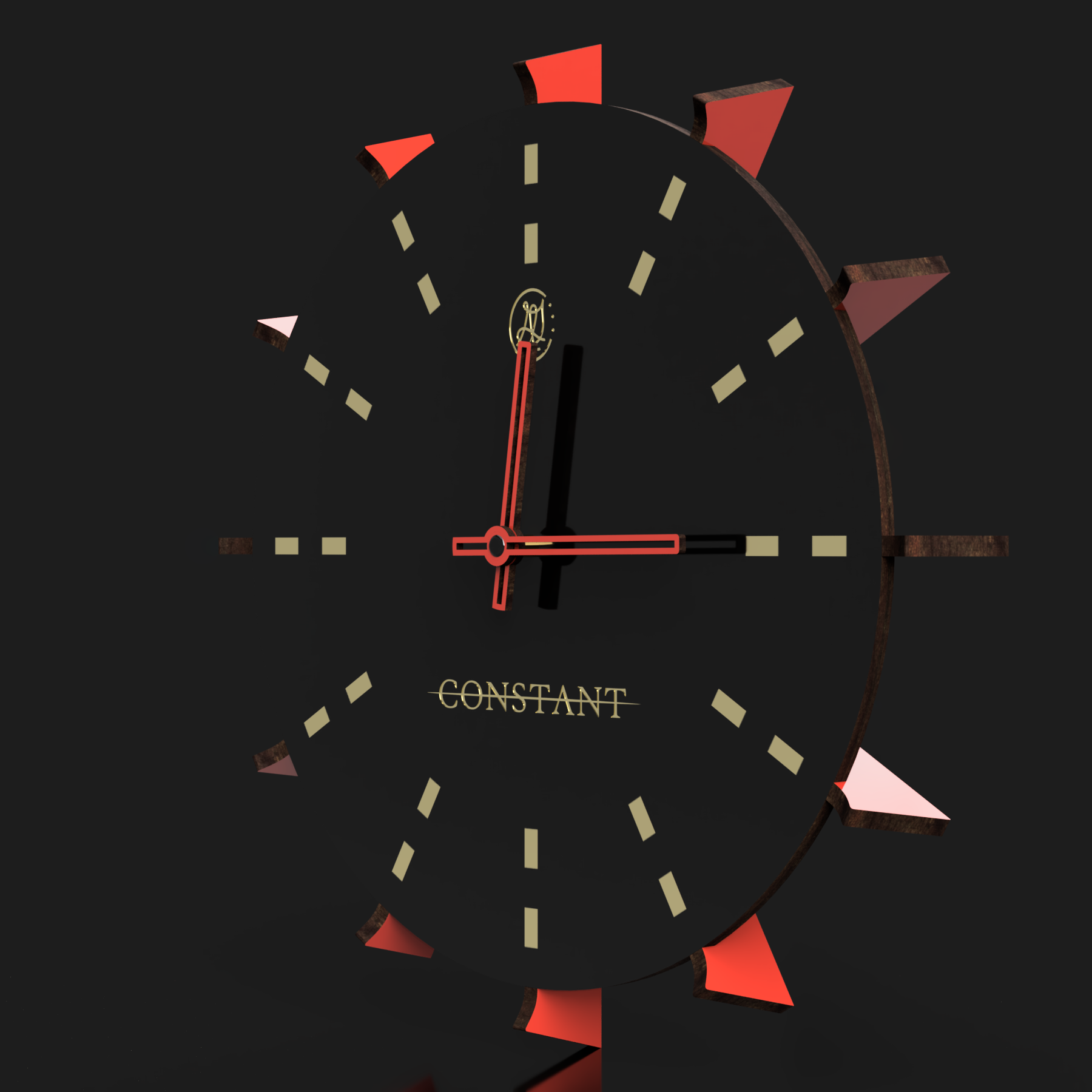 "CONSTANT" Wall clock X Gary L Constant