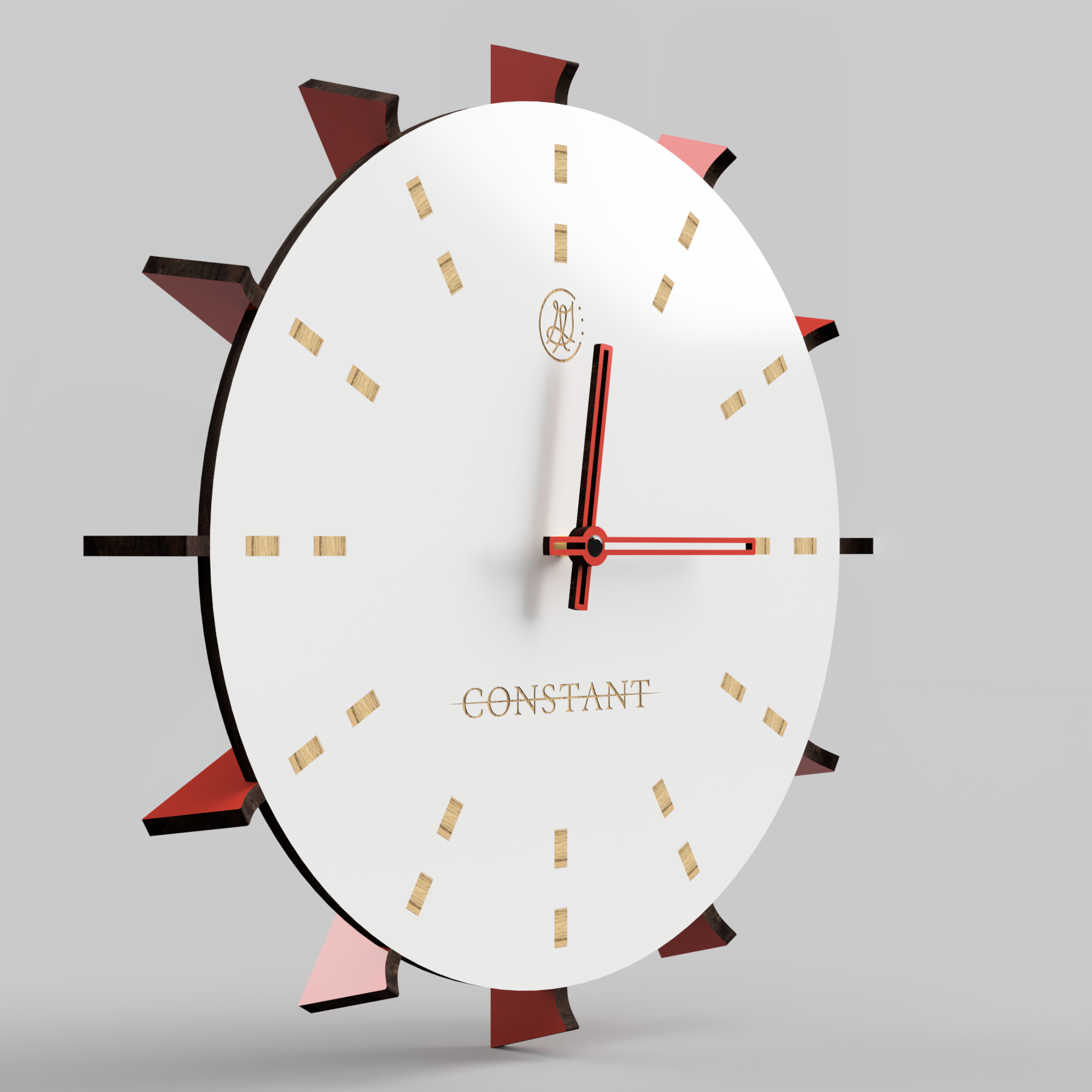 "CONSTANT" Wall clock X Gary L Constant